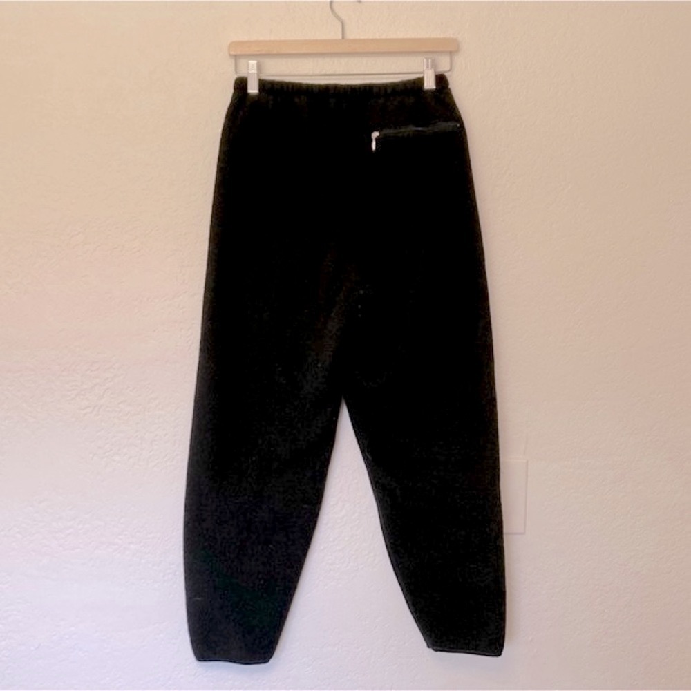VTG REI Thaw Made in the USA Black Fleece Pants, Size XS - Picture 3 of 4